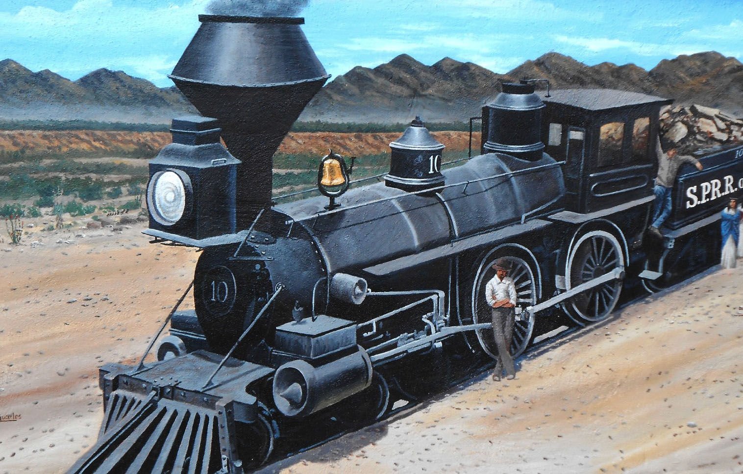 Southern Pacific Wood Burner, Engine Number 10